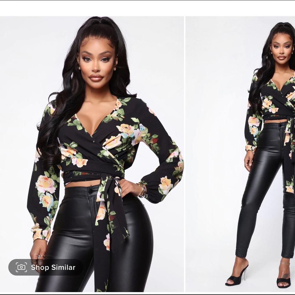 Wrap blouse